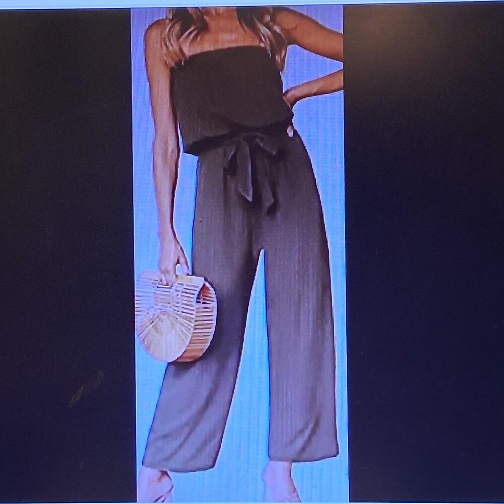 Women's Cosygal Strapless Jumpsuit XL NEW WITH TAGS! SEXY! Olive Green LQQK!